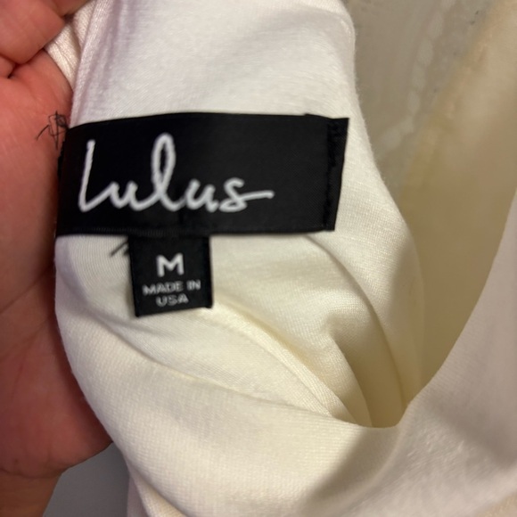 Lulu's White Lace Mini Dress - Picture 2 of 6